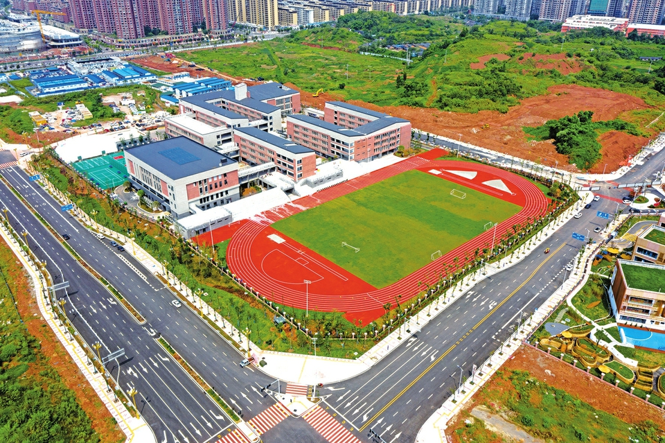 海棠新城（职业）教育城拔地而起