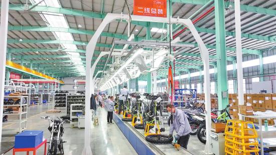 前三季度大足摩托车规上产值增长53.7%